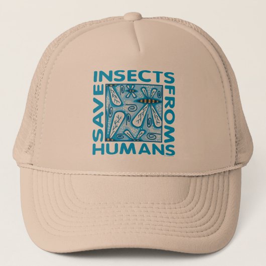 Insecten opslaan trucker pet (Voorkant)
