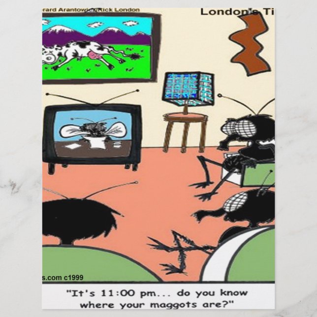 Insecten Ouders Grappige Cartoon (Voorkant)