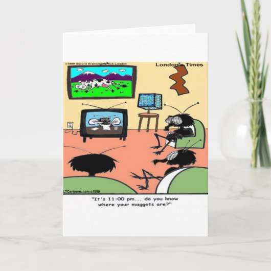 Insecten Ouders Grappige Cartoon Aankondiging (Voorkant)