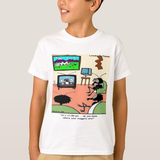 Insecten Ouders Grappige Cartoon T-shirt (Voorkant)