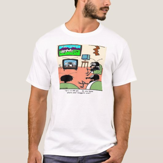 Insecten Ouders Grappige Cartoon T-shirt (Voorkant)