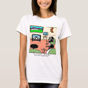 Insecten Ouders Grappige Cartoon T-shirt