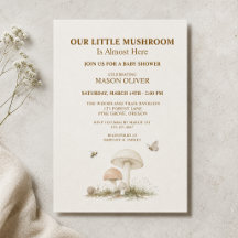 Insecten Paddenstoel Bos Natuur Baby Shower