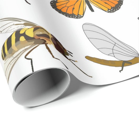 INSECTEN VOOR Wrapping Papier (Rol Hoek)