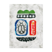 Insecten zijn Schattige Briefkaart - Abstracte kun