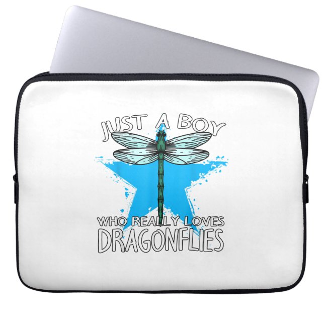 Insectenentomoloog is gewoon een jongen die echt v laptop sleeve (Voorkant)