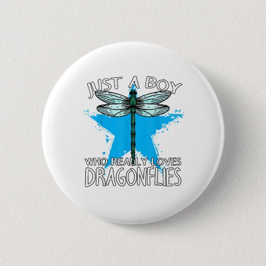 Insectenentomoloog is gewoon een jongen die echt v ronde button 5,7 cm (Voorkant)