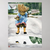 Insectenkind springen spelen Fantasy Art Afbeeldin Poster (Voorkant)