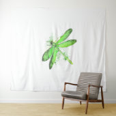 Insectenlibel libellen gezegde citaatgeschenk wandkleed (In Situ (horizontaal))
