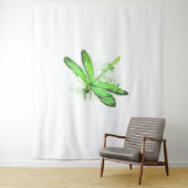 Insectenlibel libellen gezegde citaatgeschenk wandkleed (In situ)