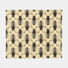 Insectenliefhebber Art: Cool Beetle Fleece Deken