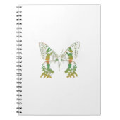 Insectenmot groen Sinaasappel Notitieboek (Voorkant)