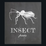 Insectenpoten. Chalkboard Halloween feest. heks Wijn Etiket<br><div class="desc">"Insect poten" wijnlabel voor Halloween feest. Neem contact met me op als je nog meer objecten nodig hebt.</div>