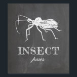 Insectenpoten. Chalkboard Halloween feest. heks Wijn Etiket<br><div class="desc">"Insect poten" wijnlabel voor Halloween feest. Neem contact met me op als je nog meer objecten nodig hebt.</div>