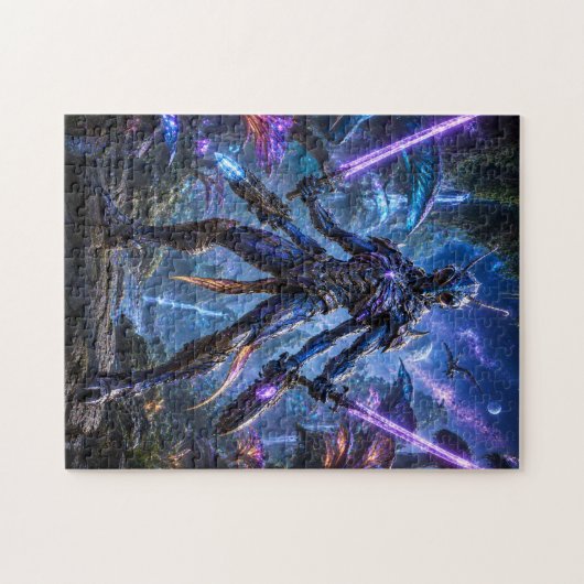 Insectoid Alien Warrior Puzzle Legpuzzel (Horizontaal)