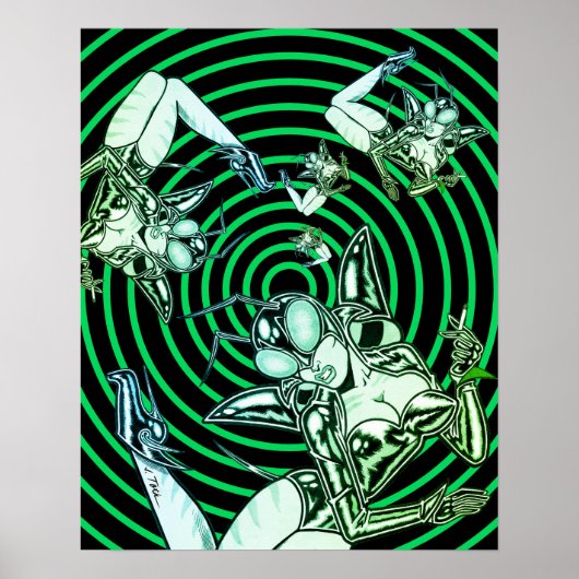 Insectra™/Cosmische Werveling Poster (Voorkant)