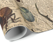 Insects Bugs  Illustration Dictionary Art Cadeaupapier (Rol Hoek)