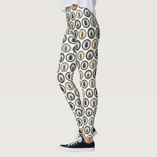 Insects Colorful Beetles Science Leggings (Links)