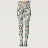 Insects Colorful Beetles Science Leggings (Voorkant)