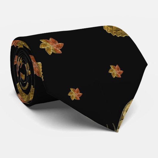 Insects Motif Pattern Stropdas (Opgerold)