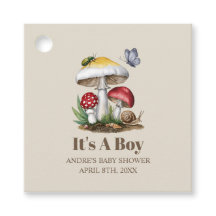 Insects Mushroom Woodland Natuur Baby shower