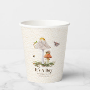 Insects Mushroom Woodland Natuur Baby shower Papieren Bekers