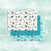 Insects Pattern Trio Inpakpapier Vel