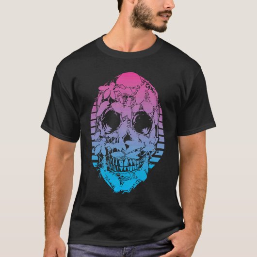 insects Vaporwave Aesthetic T-shirt (Voorkant)