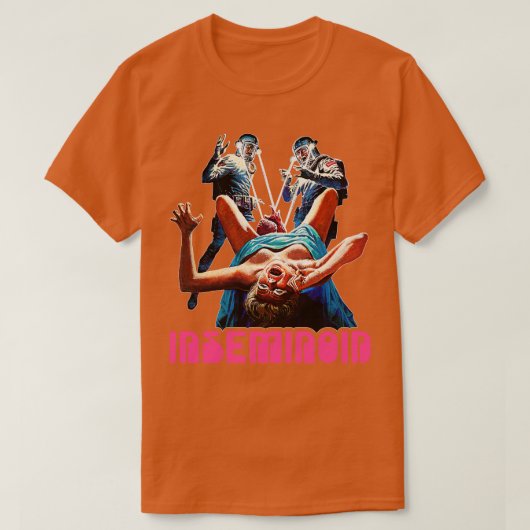 Inseminoid Cult Classic Horror Fan Art T-shirt (Design voorkant)