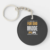 Insert Coin for Dad Mode Gaming Art button Sleutelhanger (Voorkant)