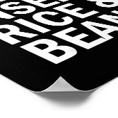 Insert Rice And Beans Thanksgiving Pointing Arrow Poster (Hoek)