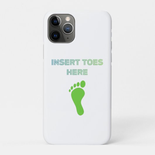 Insert Toes Here Case-Mate iPhone Case (Achterkant)