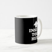 Insert Toes Here Funny For Men Women Koffiemok (Voorkant rechts)