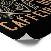 Inside But Caffeinated -  Skeleton Hallowee Poster (Hoek)