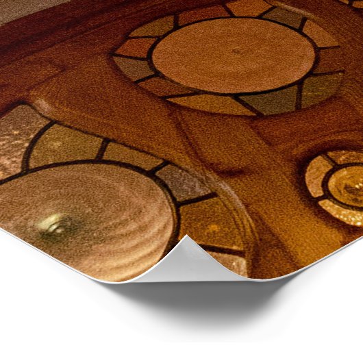 Inside Casa Battlo in Barcelona Poster (Hoek)