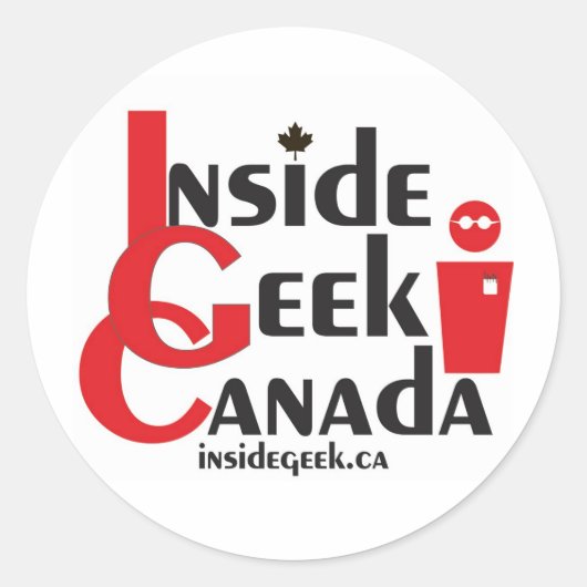 Inside Geek Canada Stickers (Voorkant)