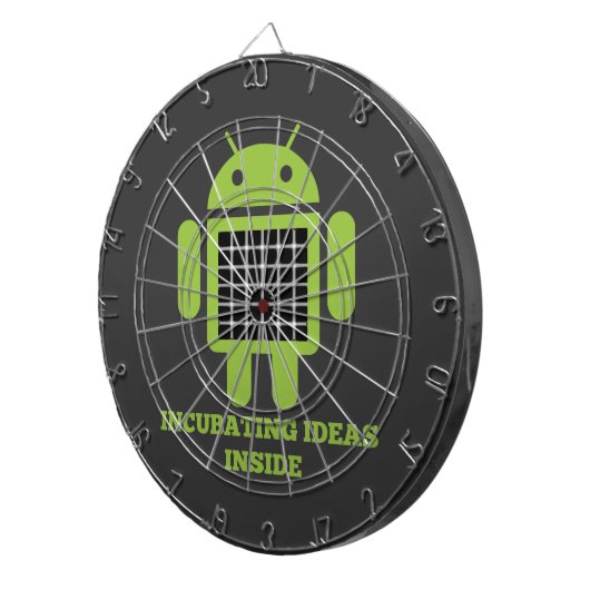 Inside incubatie van ideeën (bogen met versukkelde dartbord (Voorkant Rechts)