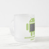 Inside incubatie van ideeën (bogen met versukkelde matglas koffiemok (Voorkant links)