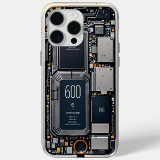 Inside iPhone Component Hoesje – futuristische tec