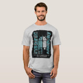 Inside My Head Android Street Art Tech Grafisch On T-shirt (Voorkant volledig)