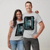 Inside My Head Android Street Art Tech Grafisch On T-shirt (Unisex)