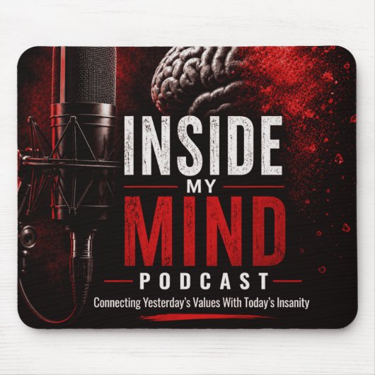 Inside My Mind Podcast Muismat (Voorkant)