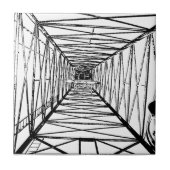 Inside Oil Drill Rig Sketch Tegeltje (Voorkant)