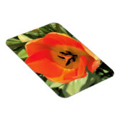 Inside Oranje Tulip Magneet (Rechterzijde)