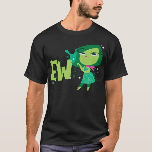 Inside Out 2 - Walging Emotion karakter EW T-shirt (Voorkant)