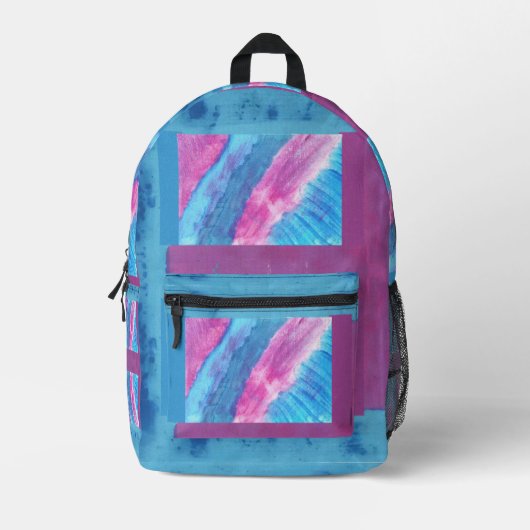 Inside Out The Purplue Bedrukte Rugzak (Voorkant)