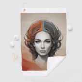 Inside Out Vivid Girl Golfhanddoek (Insitu)