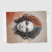 Inside Out Vivid Girl Golfhanddoek (Horizontaal)