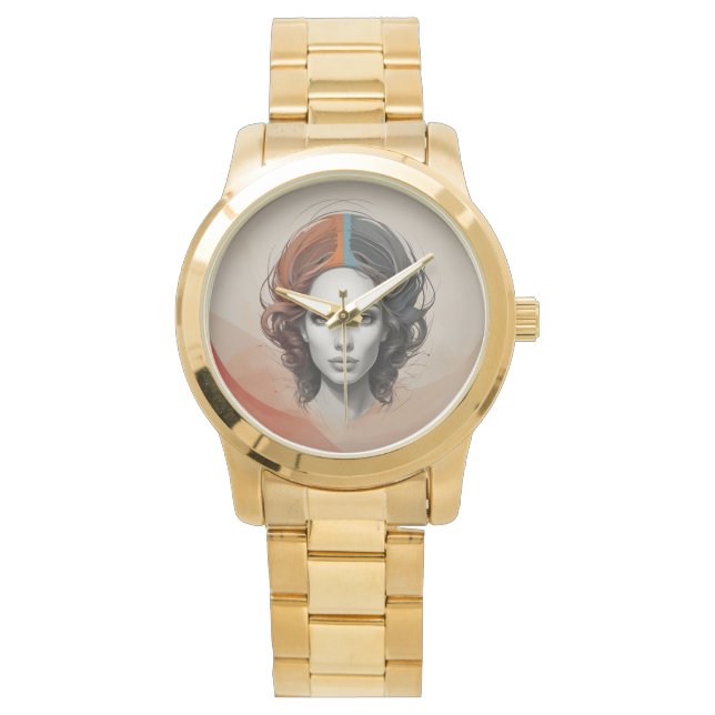 Inside Out Vivid Girl Horloge (Voorkant)