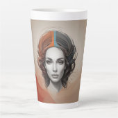 Inside Out Vivid Girl Latte Mok (Voorkant)